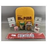 Mr.Pibb Seat Cushion, Cointreau Bar Mat & More