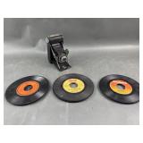 Falcon Model 4 Folding Camera & 45records