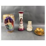 Belleek Bud & Grecian Vase & More!