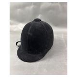 Equi-Royal Saddlrey Black Velvet Ridding Hat