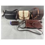 Nine West, Vtg Leather Handbags & More