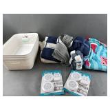 Organizational Baskets, Packs Of Towels & More