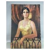 Vtg "Carmen" Print Signed by Barbara Weber