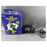 Alien Pick Me Up Costume & Coleman Air Pump