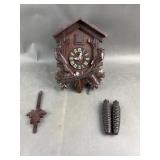 Vintage 2 Weight 1 Day Cuckoo Clock