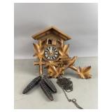 Vtg 3 Wt Cuckoo 1 Day Clock