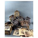 Lot Of Empty Cuckoo Clock Cases