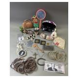 Millefiore Paper Weight & More Trinkets