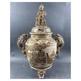 Vtg Satsuma Japanese Porcelain Vase