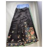 Embroidered Chinese Silk Skirt