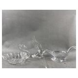 Monganese Heisey Pressed Glass, Swans & More