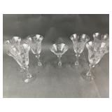 Tiffin Franciscan Etched Water Goblets & More
