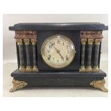 Sessions Black Mantle Clock