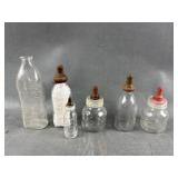 Antique & Vtg Glass Baby Bottles