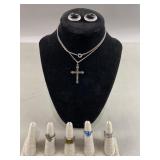 Signed Sterling Silver Jewelry