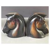 Vintage Art Deco Horse Head Bookends