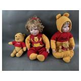 Ashton-Drake Winnie-the-Pooh Dolls