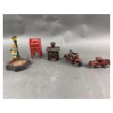 Mini Cast Iron Banks, Ashtray & More!