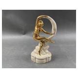 Art Deci Gold Luster Fleetwood China Statue