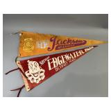 Edgewater Park & Jackson Prison Vntg. Pennants
