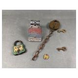 Vintage Cigar Cutter, Locks & More