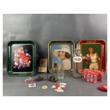 Coca Cola Collectible Trays, Vtg. Bottle & More!