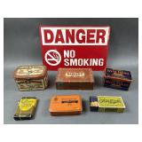 Vintage Tobacco Containers, Gold Shore & More