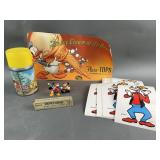 Vtg Mickey Mouse Thermos, Disney Cards & More
