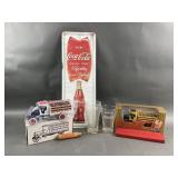 Pepsi Kenworth Truck Bank, Diecast & Coca Coll.
