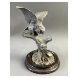 Chilmark Fine Pewter Screech Owl Statue