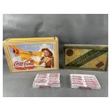 Coca Cola Collectible Bank, Nabisco Tin & Beemans