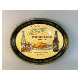 Juarez & Richelieu Advertising Beer Tray