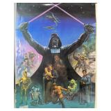 Boris 1980 Laminated Empire Strikes Back Poster