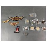 Harley Davidson Patches, Collectors Pins & More