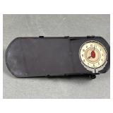 Antique 1936 Ford V-8 Accessory Clock Mirror