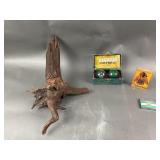 Vtg. Folk Art Hand-Carved Wood Sculpture & More!