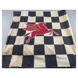 Vintage Original 2 Sided Mobil Oil Banner/Flag