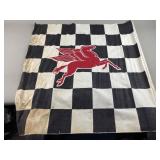 Vintage Original 2 Sided Mobil Oil Banner/Flag
