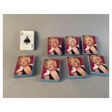 7 Packs Unopened Marilyn Monroe Playing Cards
