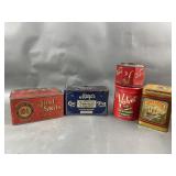 Empty Tobacco Tins Including Mayoï¿½s & Velvet