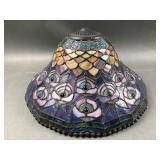 Vintage Tiffany Style Glass Mosaic Lamp Shade