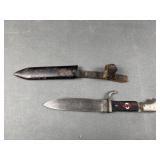 German WW2 Youth Knife and Sheath