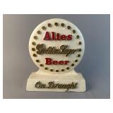 Detroit Altes Golden Lager Beer On Draught Sign