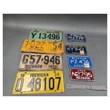 Vintage Car & Motorcycle License Plates