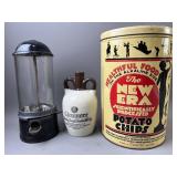 Cast Iron Grandbois Gumball Machine & More