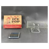 Glass Clarks Teaberry Gum Pedestal & More!