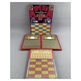 Vintage Dime Ben Gambling Punch Boards & More
