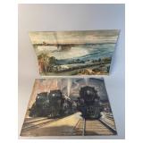 New York Central Lines Vintage Lithographs