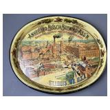 Anheuser Busch Brewing Advertising Beer Tray