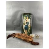 1973 Coca-Cola Tray, Mink Scarf & More